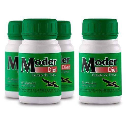 Kit Moder Diet Compre 3 Leve 4 - Emagrecedor Original - Probiótica