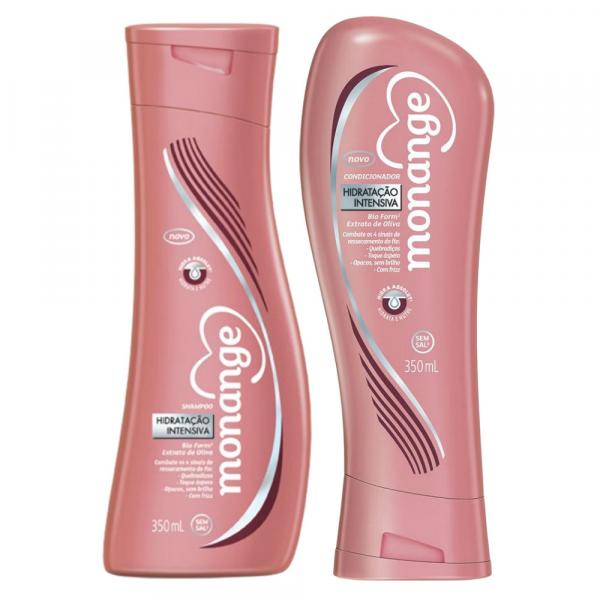Kit Monange Hidratação Intensiva Shampoo 350ml + Condicionador 350ml - Monange