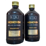 Kit Monovin Pro A + B5 L'OIL Cosmetics (shampoo + máscara 500ml/cada)
