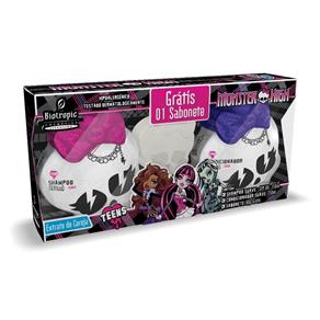 Kit Monster High 3D Suave Shampoo 250Ml + Condicionador 250Ml + Sabonete 80G