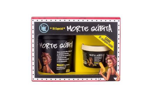 Kit Morte Súbita - Máscara 450g + Shampoo Sólido 100g Lola