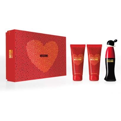 Kit Moschino Cheap And Chic Perfume Feminino EDT + Loção Corporal + Gel de Banho