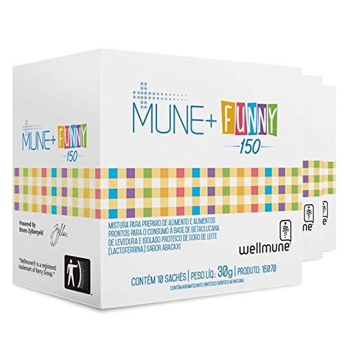 Kit 3 Mune + Funny 150 para Imunidade Infantil Chá Mais