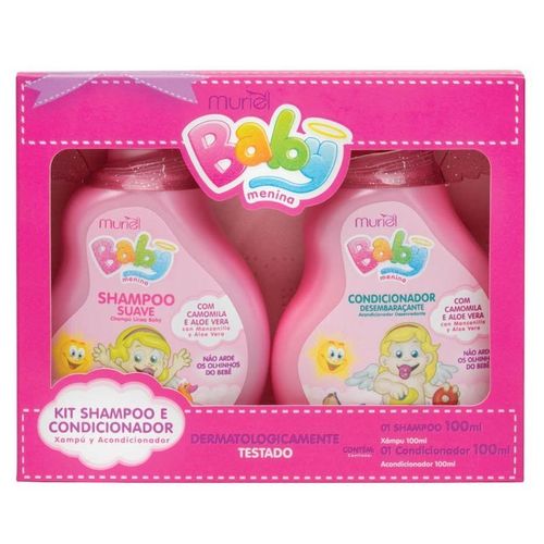 Kit Muriel Baby Menina Shampoo + Cond