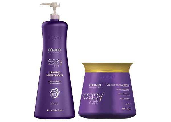Kit Mutari Easy Nutrit Multi Cereais Shampoo 2l + Máscara 950g