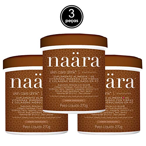 Kit 3 Naara Chocolate Skin Care Drink