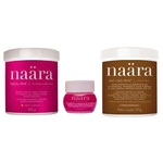 Kit Naara Completo - Tratamento Completo Para Cabelo Pele e Unhas - Naara Chocolate + Naara Tangerina + Naara Hair And Nails