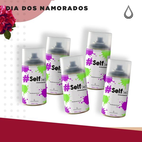 Kit Namorados Feminino (5 Desodorantes Selfie Purple 250 Ml)