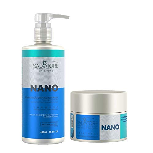 Kit Nano Reconstrutor Shampoo + Condicionador Salvatore