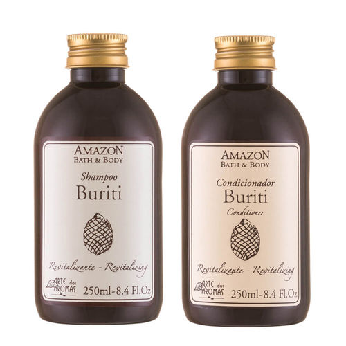 Kit Natural com Shampoo e Condicionador de Buriti para Cabelos Normais – Arte dos Aroma