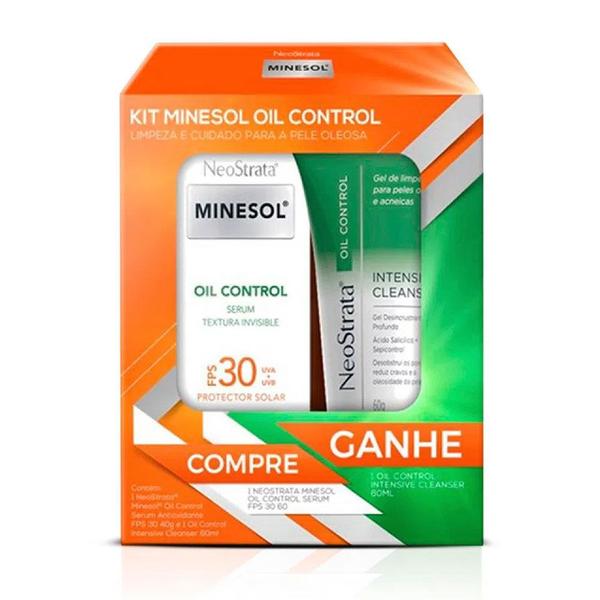 Kit NeoStrata Minesol Oil Control AOX FPS30+Cleanser Gel