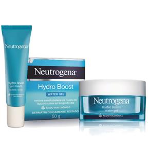 Kit Neutrogena Hydro Boost Hidratante Facial Water Gel + Gel Creme Hidratante Olhos 15g