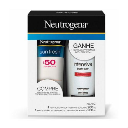 Kit Neutrogena Sunfresh FPS50 Grátis Body Care Intensive 2