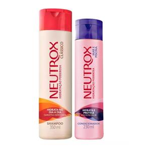 Kit Neutrox Shampoo Clássico 350ml + Condicionador Mar e Piscina 230ml