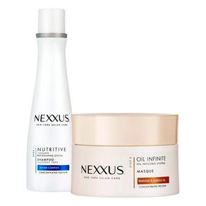 Kit Nexxus Shampoo Nutritive + Máscara de Tratamento Oil Infinite - 190g