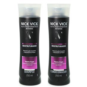 KIT NICK VICK Alta Perf Reestruturador Shampoo Condicionador