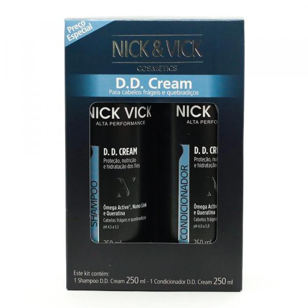 Kit Nick Vick Alta Performance DD Cream Shampoo + Condicionador 250ml Cada - Nickvick