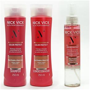 Kit NICK VICK Color Protect Shampoo Cond e Spray Bifásico