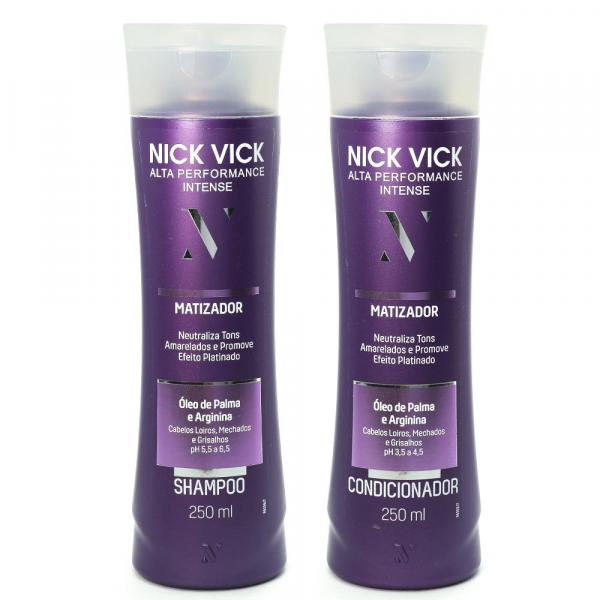 Kit NICK VICK Matizador Shampoo e Condicionador - Nick Vick