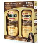 Kit Niely Gold Hidratação Chocolate Shampoo 300ml + Condicionador 200ml