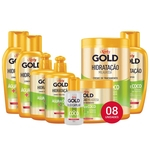 Kit Niely Gold Hidratacao Milagrosa Oleo De Coco + Extrato de Babosa Completo + 03un total 08 produtos