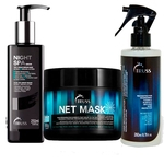 Kit Night Spa e Net Mask e Uso Reconstrutor