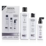 MKT Nioxin 1 System Kit Shampoo 300 ml Condicionador 300 ml e Tratamento 100 ML