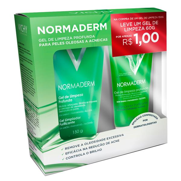Kit Normaderm Vichy - Limpador Facial 150g + 60g