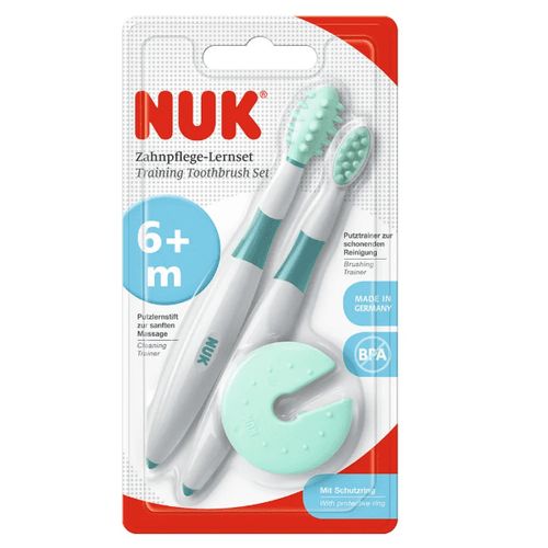 Kit Nuk Escovas para Treinamento Higiene Bucal Bebe 6m+