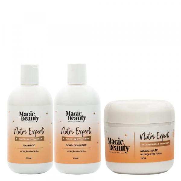 Kit Nutri Expert Magic Beauty - Shampoo + Condicionador + Máscara