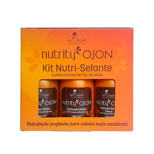 Kit Nutri-Selante Nutrity Ojon - Shampoo, Condicionador e Leave-In Cau...