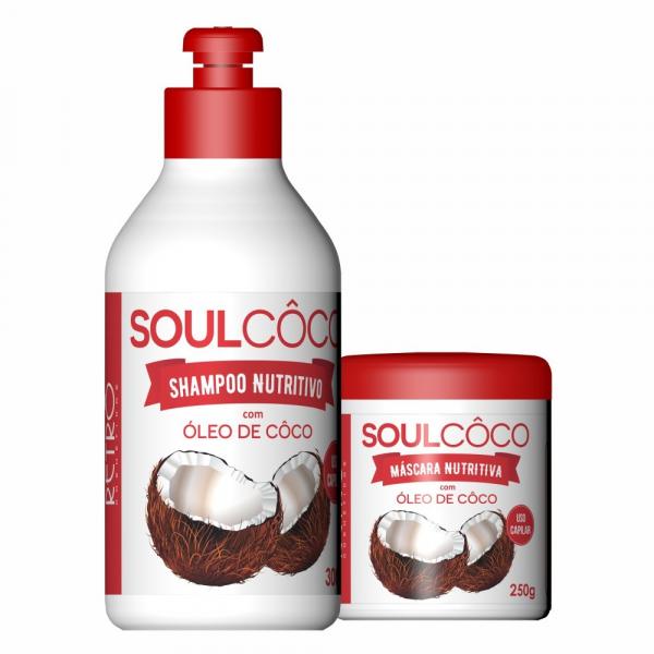 Kit Nutritivo Soul Coco Retrô Cosméticos - 2 Produtos - Retro