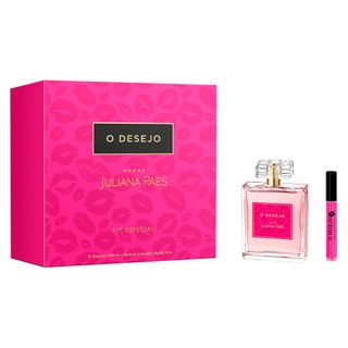 Kit o Desejo Juliana Paes – Perfume Feminino + Gloss Labial Kit