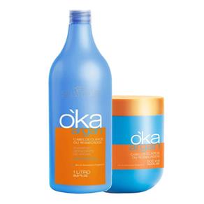 Kit O`ka Argan Salvatore Professional Shampoo e Máscara de Hidratação 500ml