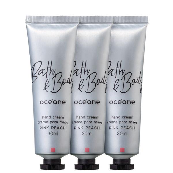Kit Océane Bath Body Trio - Creme Hidratante para Mãos 3x30ml