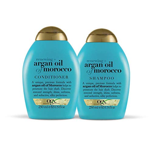 Kit Ogx Argan Oil Of Morocco: 1 Condicionador 250ml + 1 Shampoo 250ml