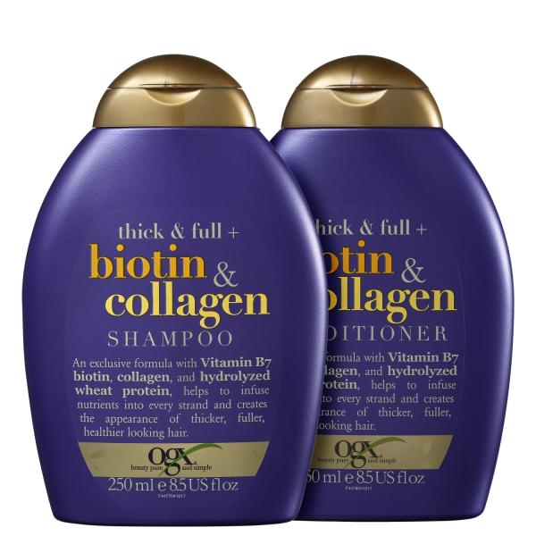 Kit OGX Biotin Collagen Small Duo (2 Produtos)