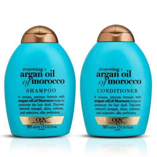 Kit Ogx Shampoo + Condicionador Argan Oil Of Morocco 385ml