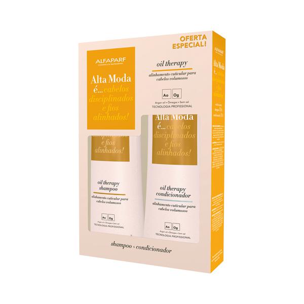 Kit Oil Therapy Alta Moda Alfaparf - Shampoo + Cond 300ml