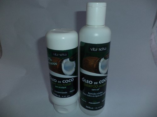 Kit Oleo de Coco Vita Seiva - Shampoo + Creme Pentear