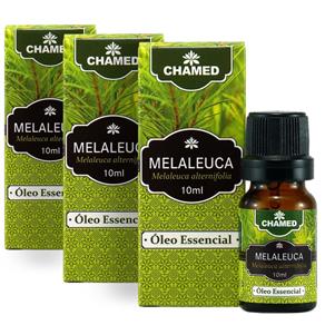 Kit 3 Óleo Essencial de Melaleuca Alternifolia Tea Tree 10ml