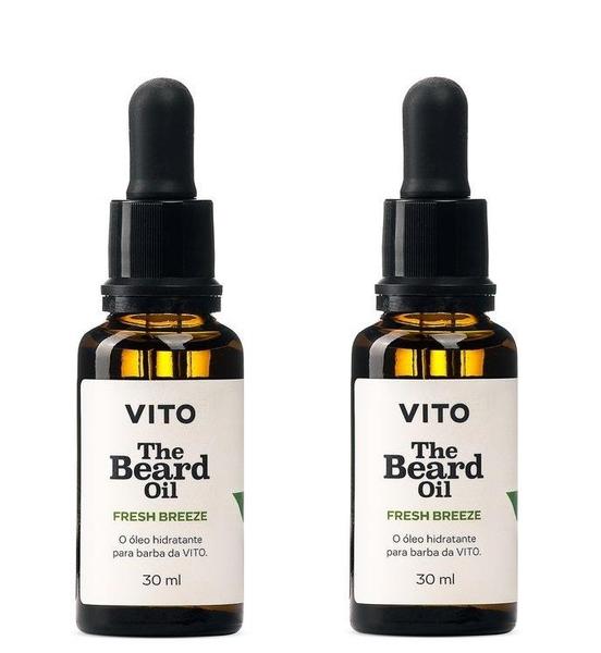 KIt - 2 Óleos para Barba The Beard Oil Fresh Breeze - Vito