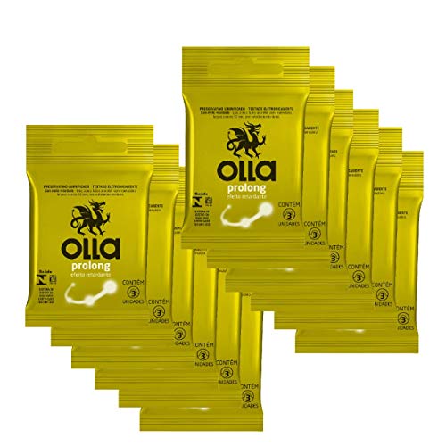 Kit Olla Preservativo Prolong 3uni. com 12 Packs