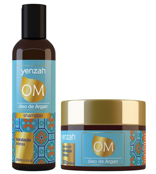 Kit OM Óleo de Argan: Shampoo + Máscara Yenzah Kit -