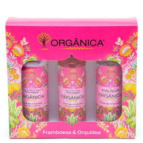 Kit Orgânica Framboesa & Orquídea (3 Produtos) Conjunto