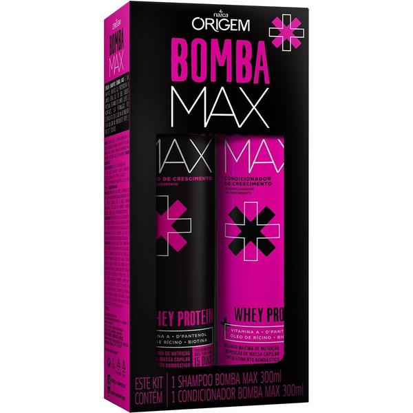 Kit Origem Shampoo e Condicionador Bomba Max - Nazca