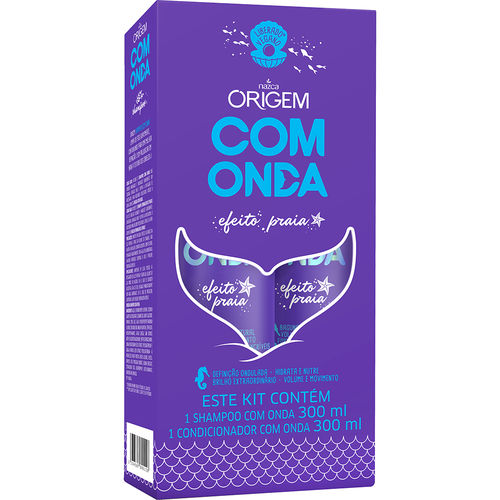 Kit Origem Shampoo e Condicionador com Onda