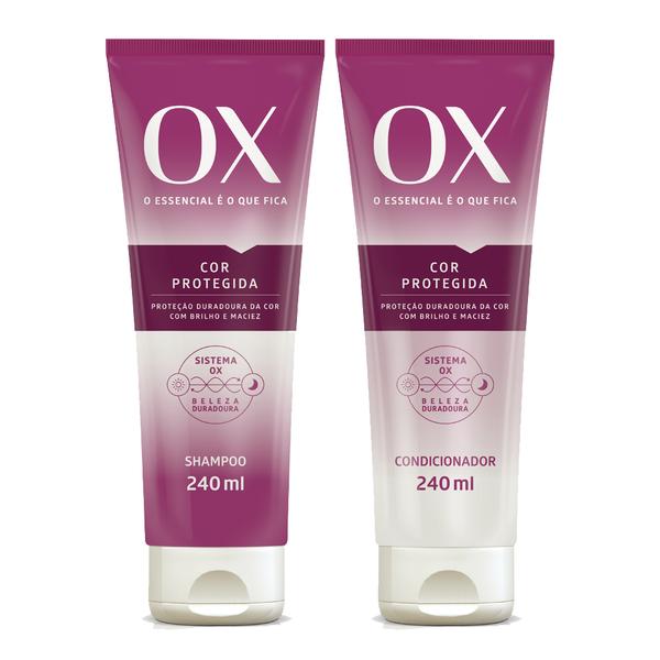 Kit Ox Cor Protegida Shampoo + Condicionador 240ml - Ox