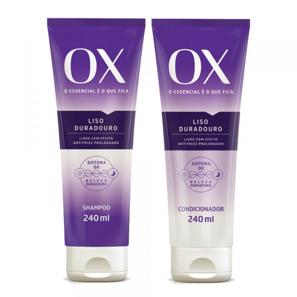 Kit Ox Liso Duradouro Shampoo + Condicionador 240ml - Ox
