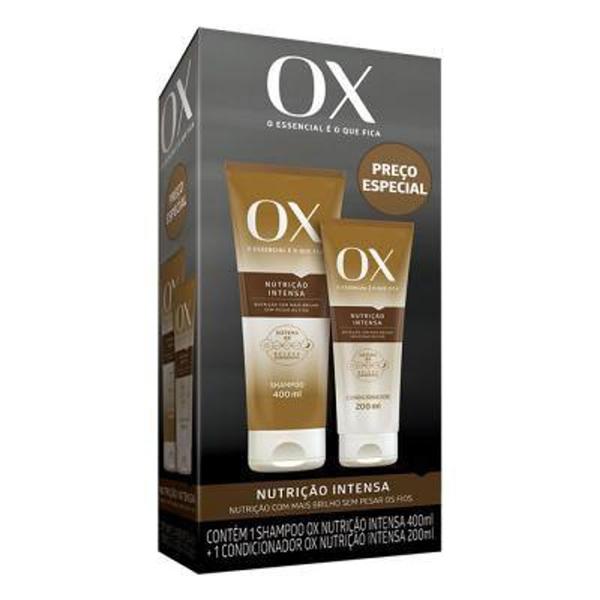 Kit OX Nutrição Intensa Shampoo 400ml Condicionador 200ml